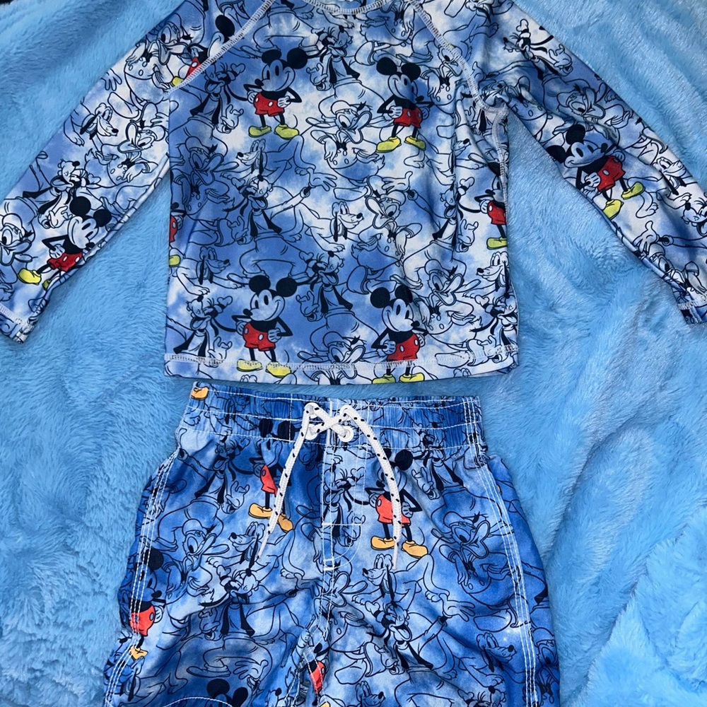 GAP Blue Disney Character Swim Set